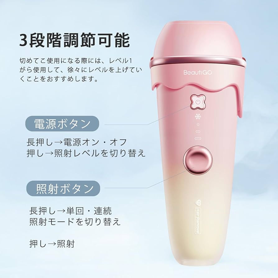 Amazon | Yete（エイティー）脱毛器 レディー脱毛器 冷感脱毛 IPL光