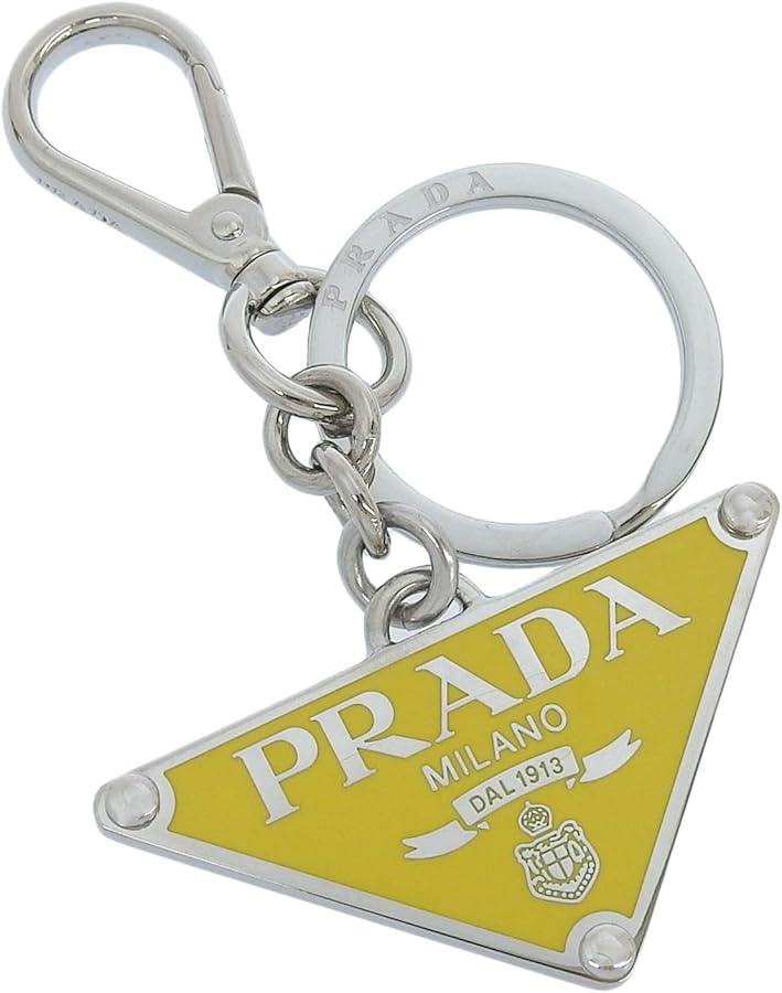 Amazon | [Prada] [プラダ] キーリング キーホルダー バッグチャーム