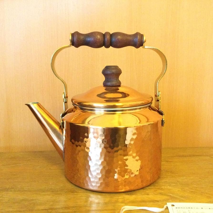 Amazon | デッドストック 兼芝 銅製ケトル やかん 2リットル