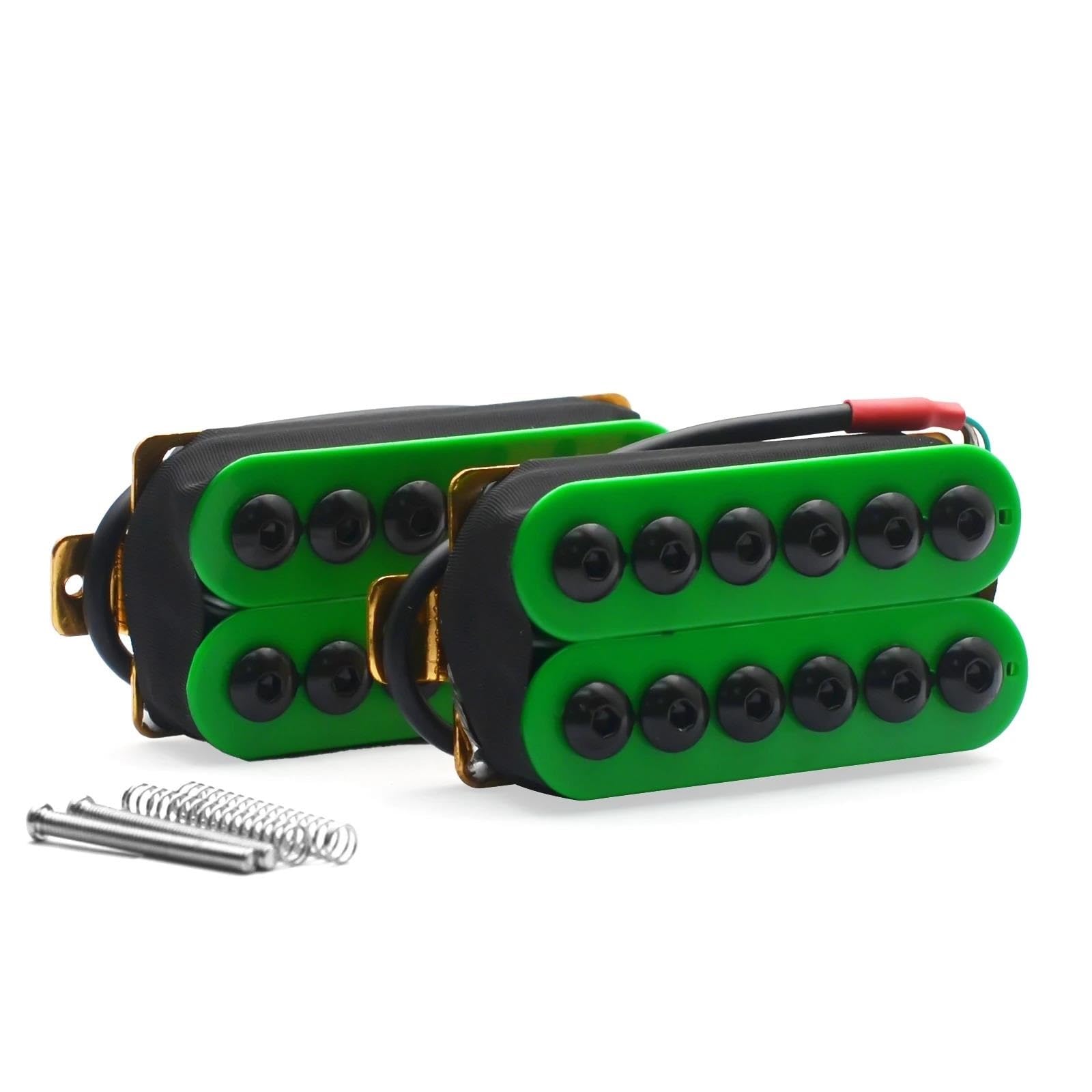 Amazon.co.jp: グリーン調整可能な金属エレキギターのハムバッカー