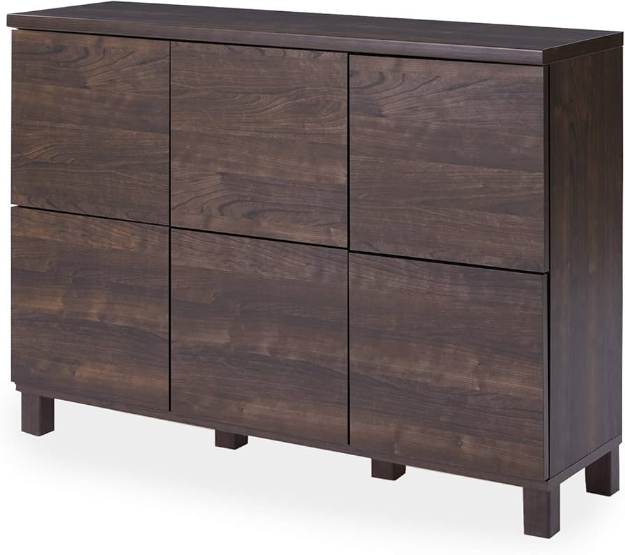 Amazon.co.jp: LOWYA ロウヤ キャビネット リビング収納 サイドボード