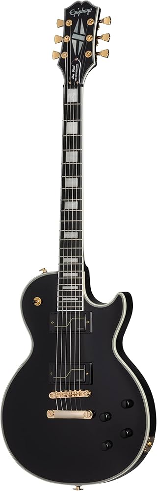 Amazon.com: Epiphone Matt Heafy Les Paul Customs Origins, Ebony