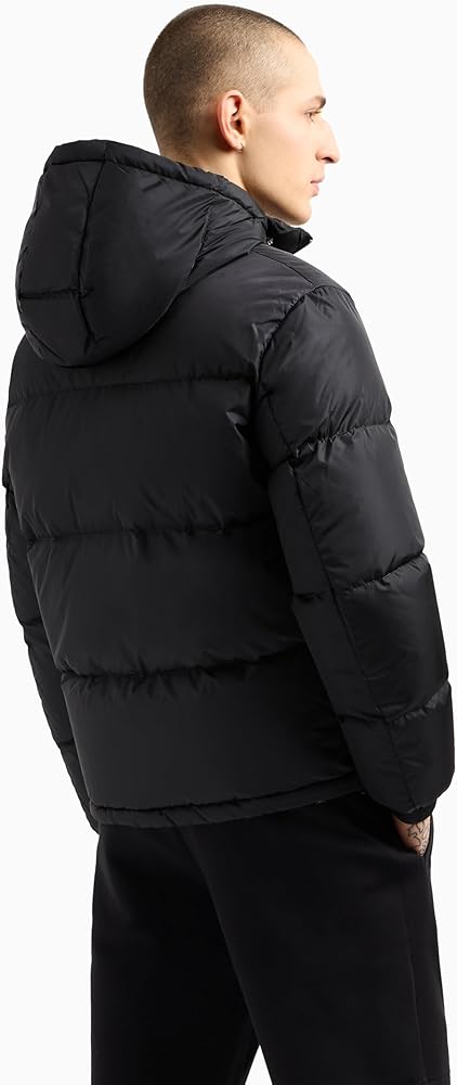 Amazon.com: Armani Exchange Men's Icon Puffer Down Jacket, Black
