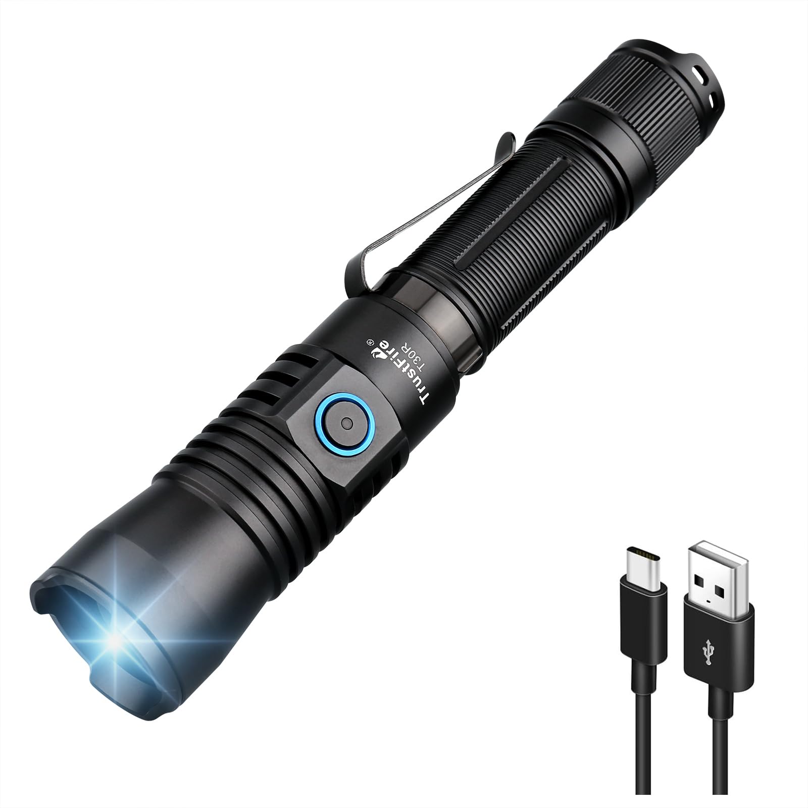 Amazon.co.jp: Trustfire 懐中電灯 充電式 軍用 最強 460ルーメン 超強