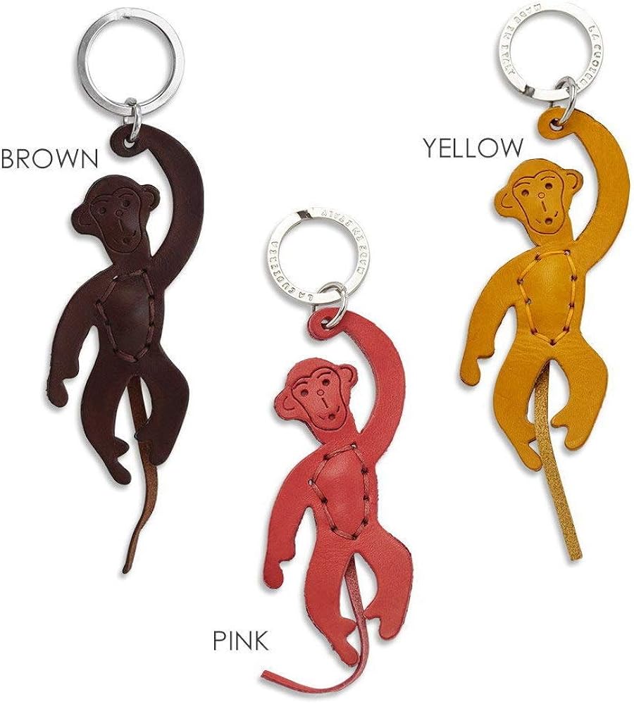 エルメス アニマル サル レザー ブラウン ケース 猿 モンキー エルメス