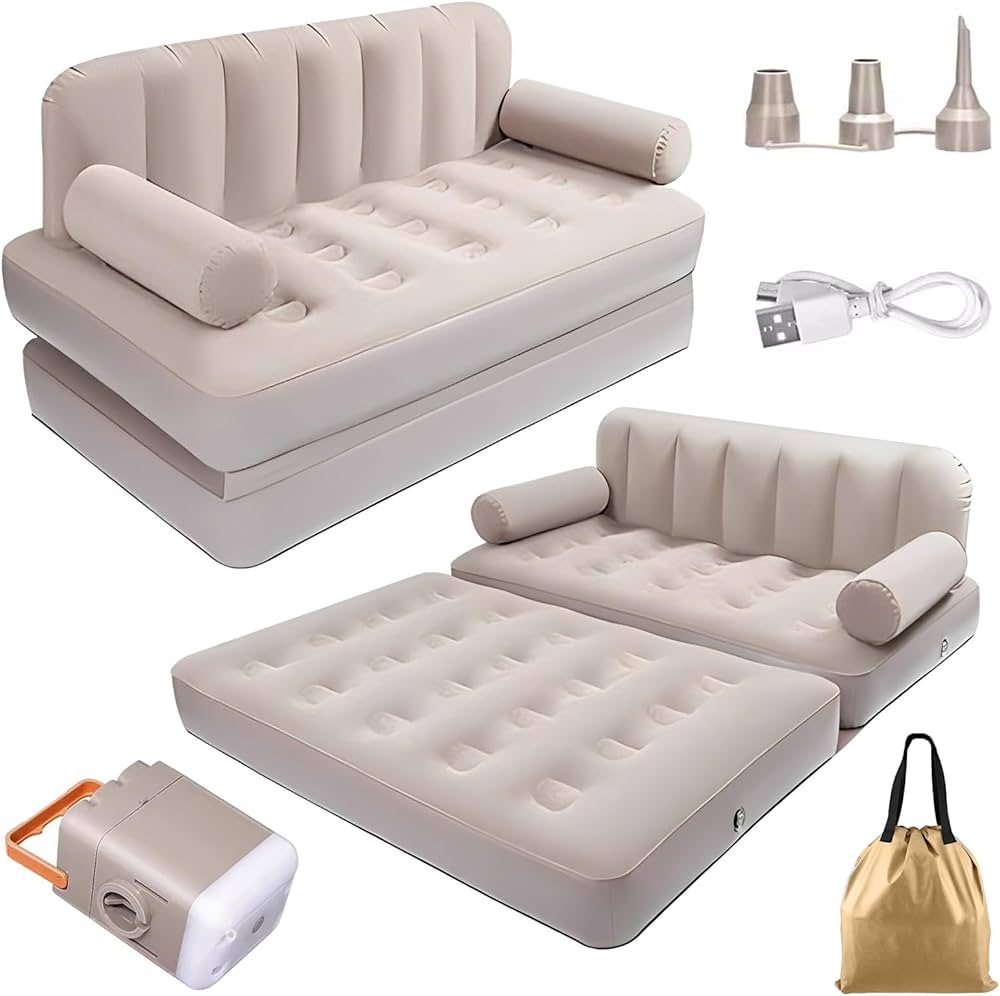 Amazon | MODONG エアーソファー エアソファー エアベッドコンパクト