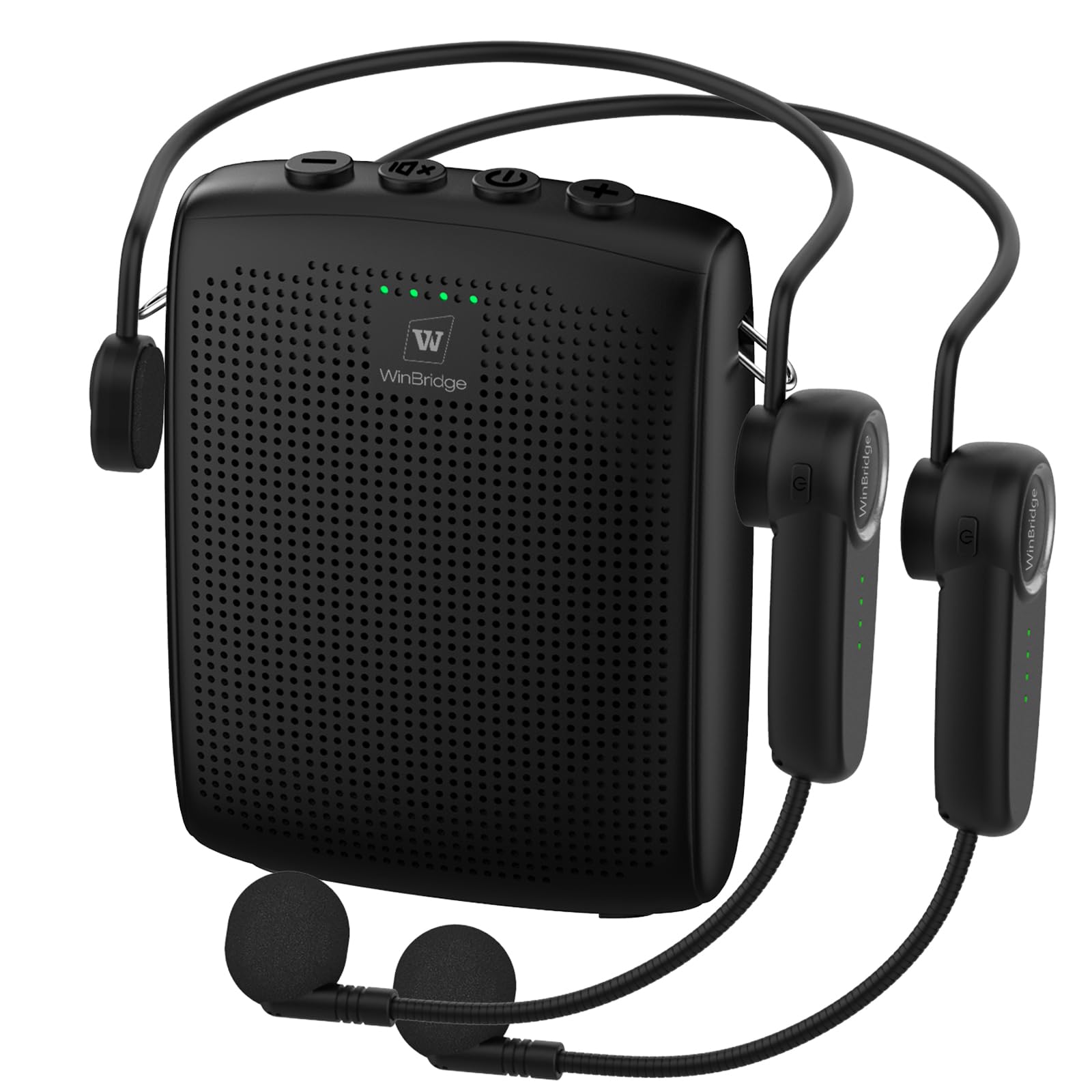 Amazon.co.jp: WinBridge 拡声器 ポータブル拡声器 2本ヘッドセット