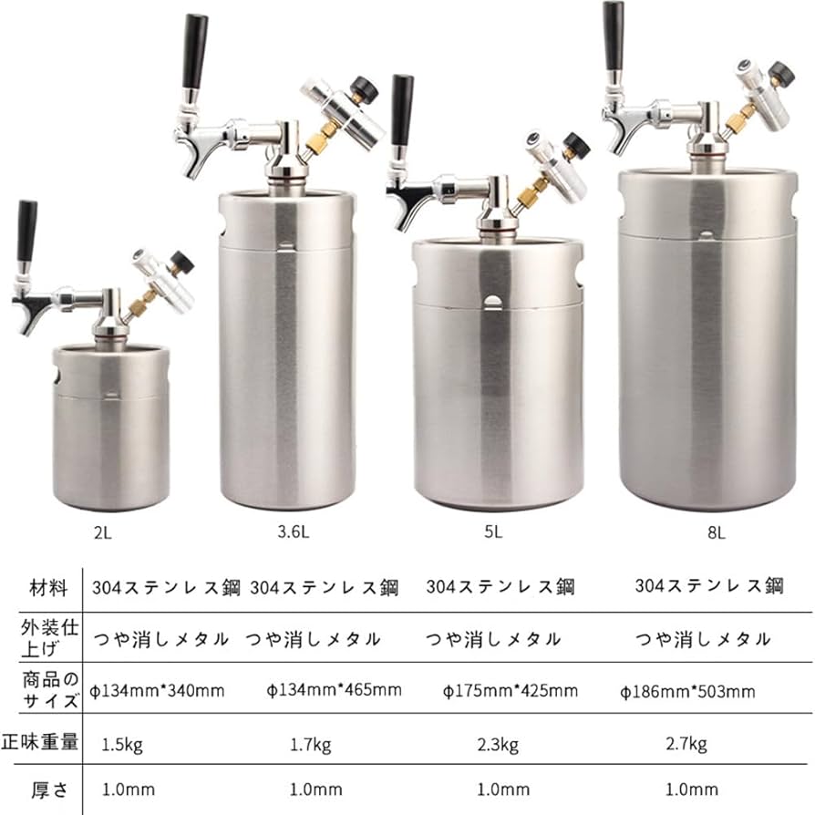 Amazon｜Aeroorビールディスペンサービールサーバー 缶ビール ス