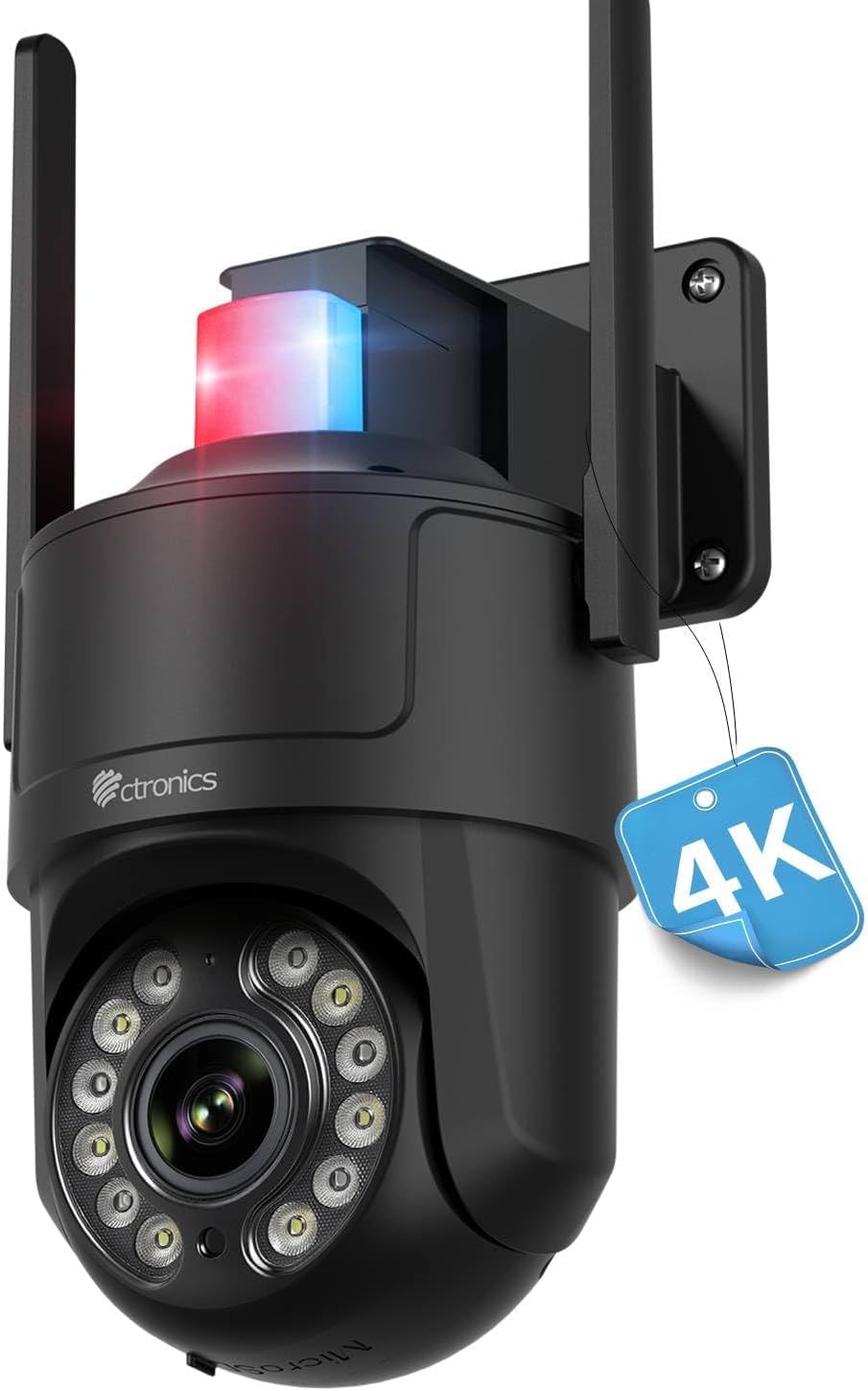 Amazon.co.jp: Ctronics 4K 防犯カメラ 屋外 自動追尾 屋外監視カメラ