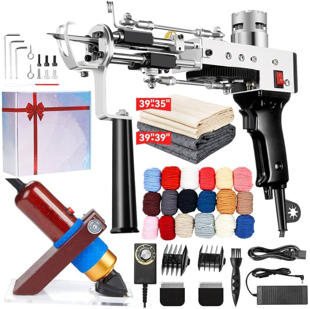 Amazon.co.jp: カットパイルタフティングガン-電気カーペットタフ