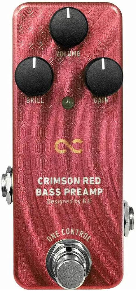 Amazon | ワンコントロール One Control Crimson Red Bass Preamp