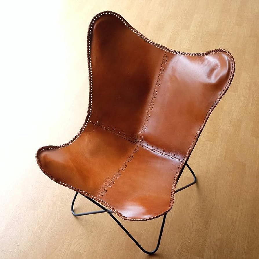 Amazon｜椅子 革張り レザーチェア 本革 革製 アイアン アンティーク