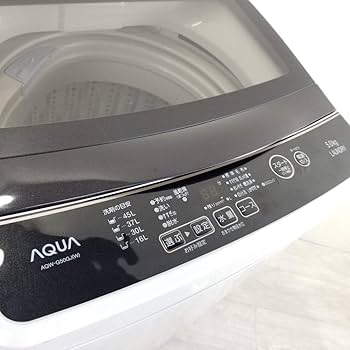 Amazon | アクア 5.0kg 全自動洗濯機 ホワイトAQUA AQW-GS50G-W の