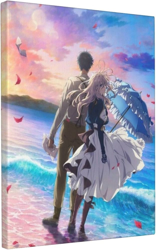 Amazon.co.jp: アートパネル ヴァイオレットエヴァーガーデン アニメ