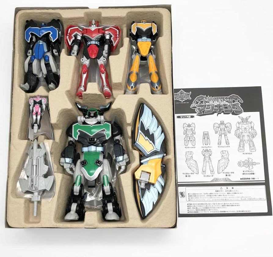 Amazon.co.jp: 開封 魔法戦隊マジレンジャー 魔神合体 DXマジキング