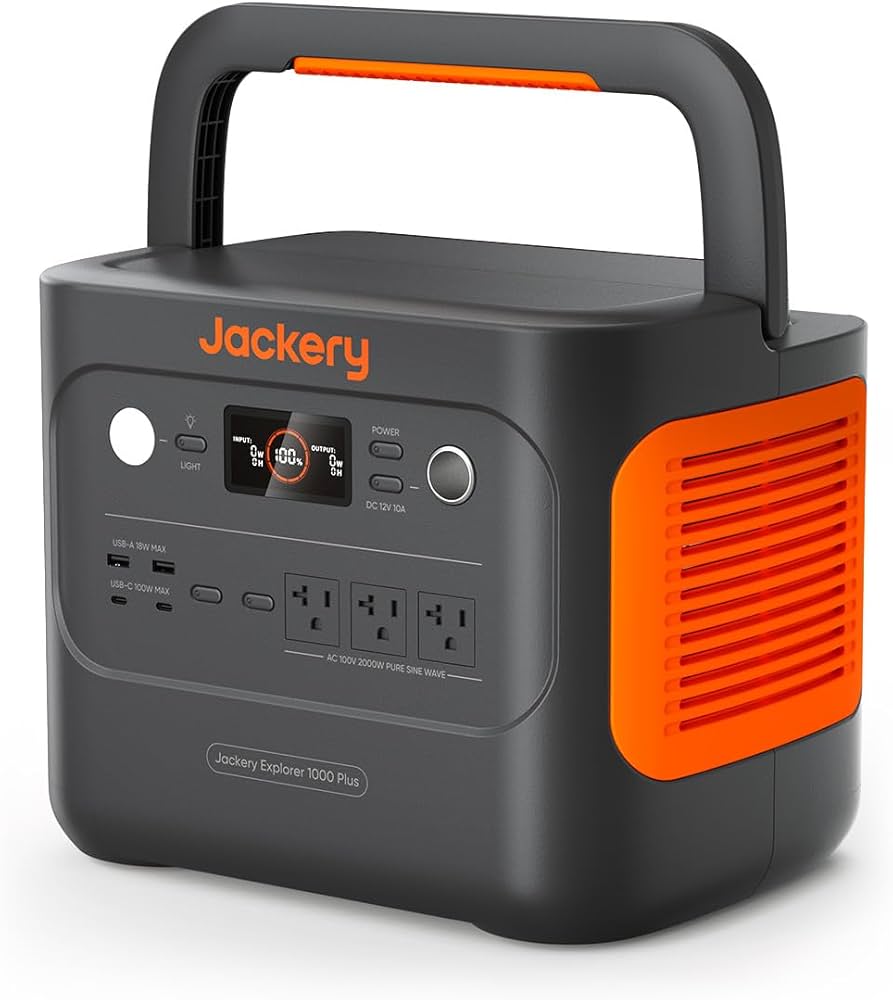 Amazon.co.jp: Jackery ポータブル電源 1000 Plus リン酸鉄 1264Wh 大
