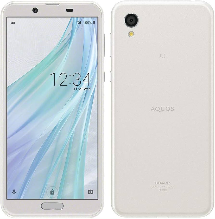 Amazon | au AQUOS sense2 SHV43 Silky White | シャープ(SHARP