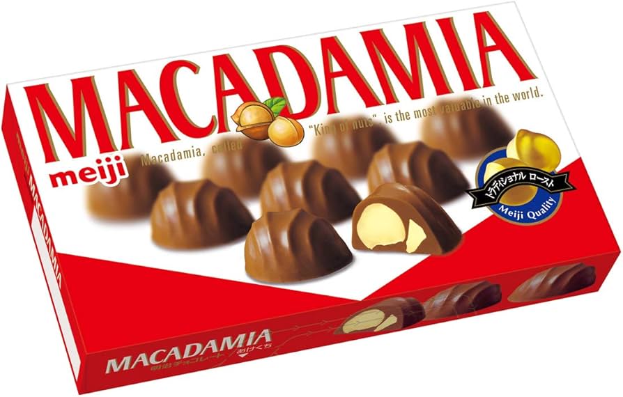 Amazon.com : Meiji | Macadamia | Premium Japanese Chocolate | 64g