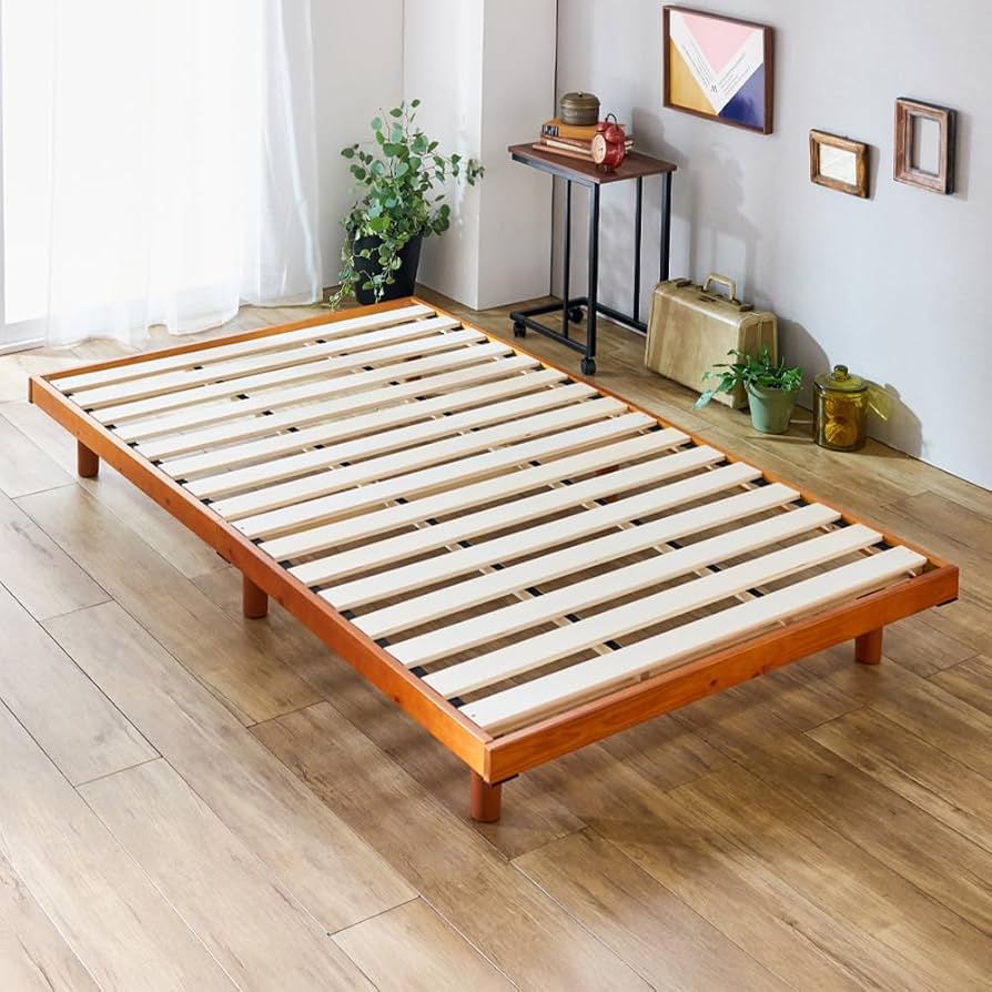 Amazon｜アイリスプラザ ベッド ベッドフレーム ダブル 2段階 高さ調整