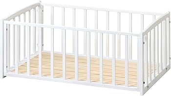 Amazon.co.jp: ヤマサキ おふとんサークル(ひのきすのこ床板付き