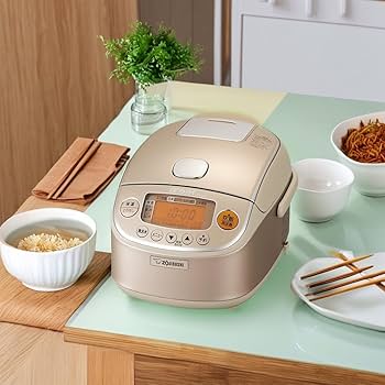 Amazon | 象印 炊飯器 3合 圧力IH式 極め炊き シャンパンゴールド NP