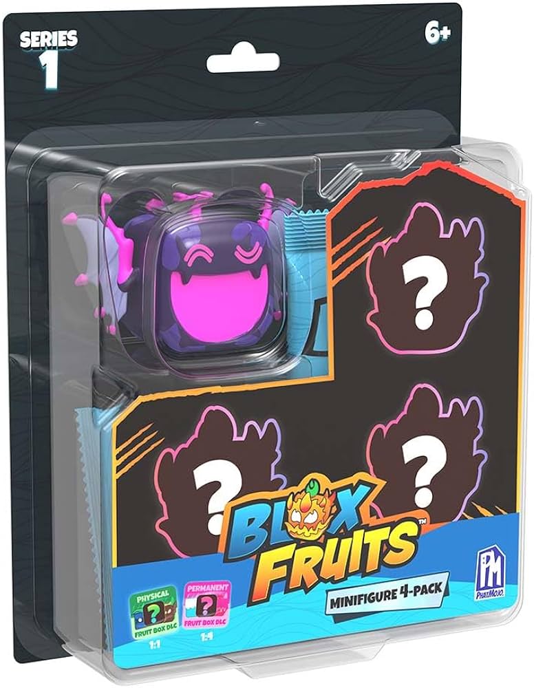 Blox Fruits - Mystery Fruit Minifigure 4-Pack (1.5