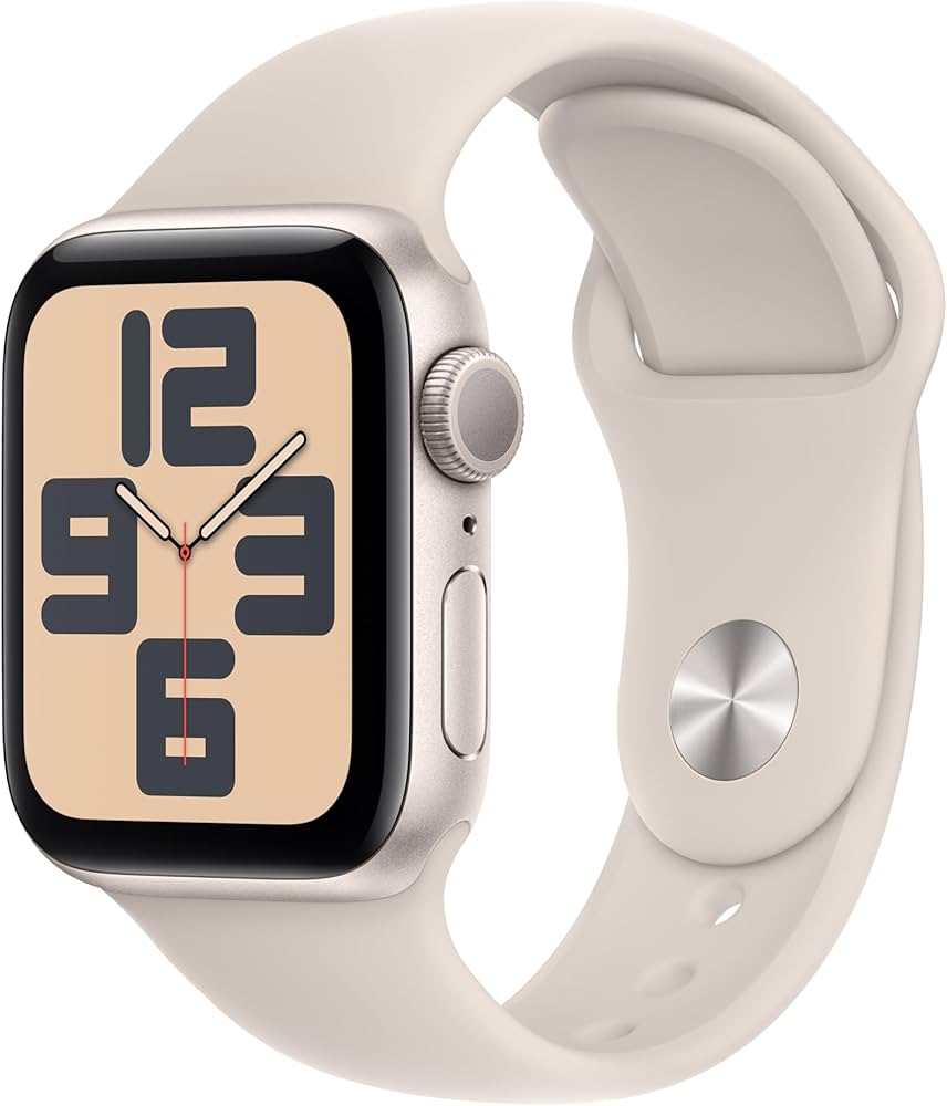 Amazon.com: Apple Watch SE (2nd Gen) (GPS, 40mm) Starlight