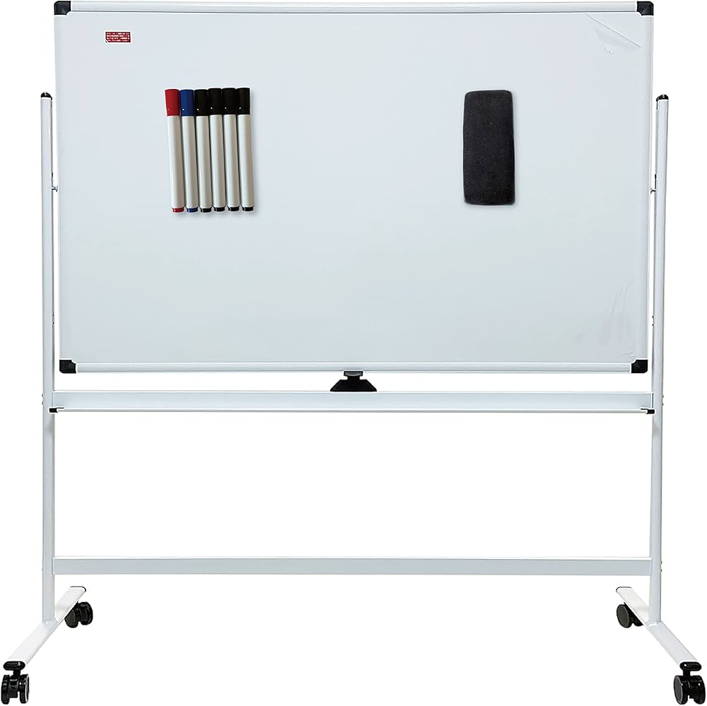 Amazon | ホワイトボード whiteboard 掲示板 脚付き 両面 無地