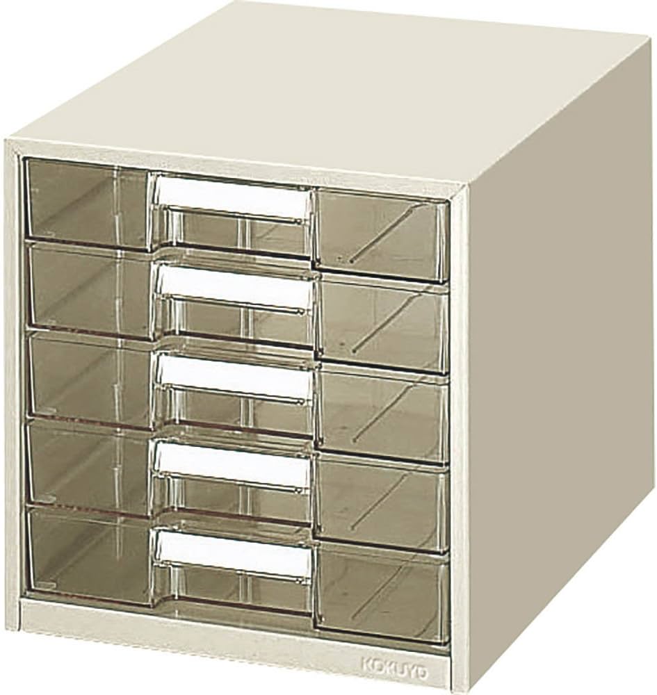 Amazon | コクヨ レターケース 透明引き出し A4縦 5段 LC-G5M | 書類