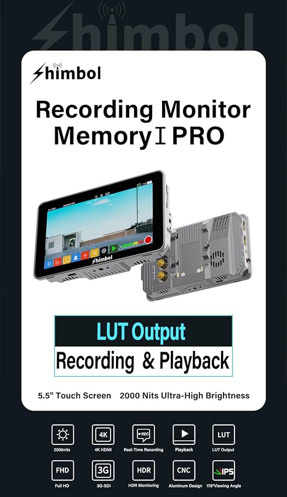 Amazon | 【国内正規品】Shimbol Memory I Pro 5.5インチ 3D LUT HDMI