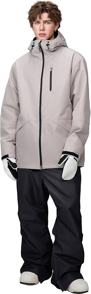 Amazon.co.jp: [アッシュグリーム] スノーボードウェア 上下セット 耐