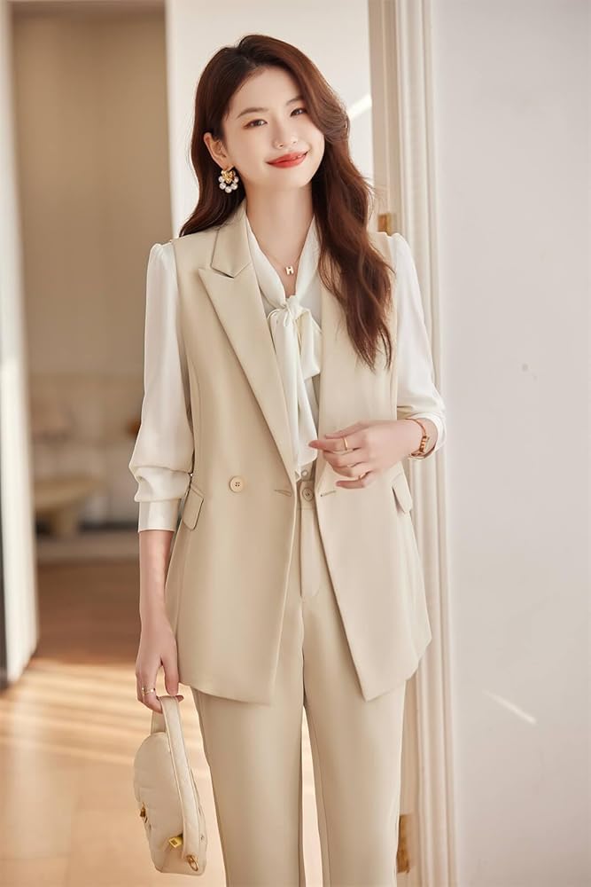 Amazon | [KOSIKINI] スーツ レディース パンツスーツ 女性 ジャケット
