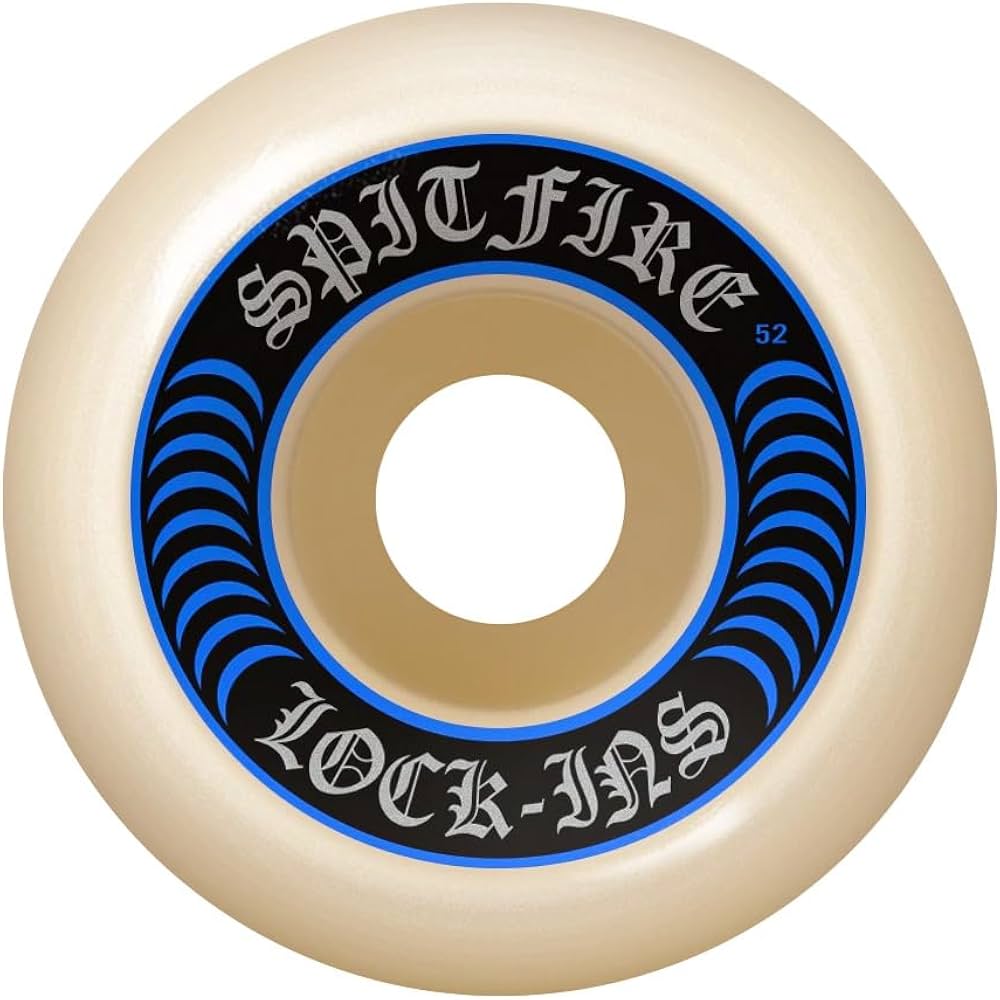 Amazon.com : Spitfire Wheels Formula Four Lock-Ins White / Blue