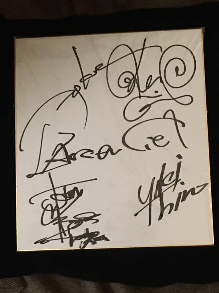 Amazon.co.jp: ラルク 直筆サイン色紙 hyde ken tetsuya yukihiro
