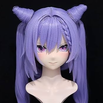 Amazon.co.jp: Full Head 3/4 Head Kigurumi Mask Keqing 刻晴