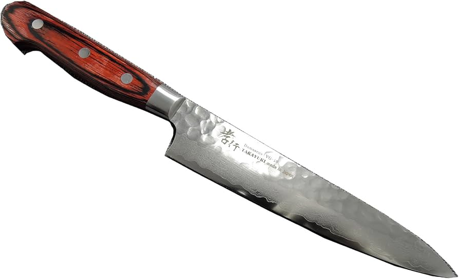 Amazon | 堺孝行 槌目ダマスカス 33層 洋ハンドル (ペティ150mm 07398