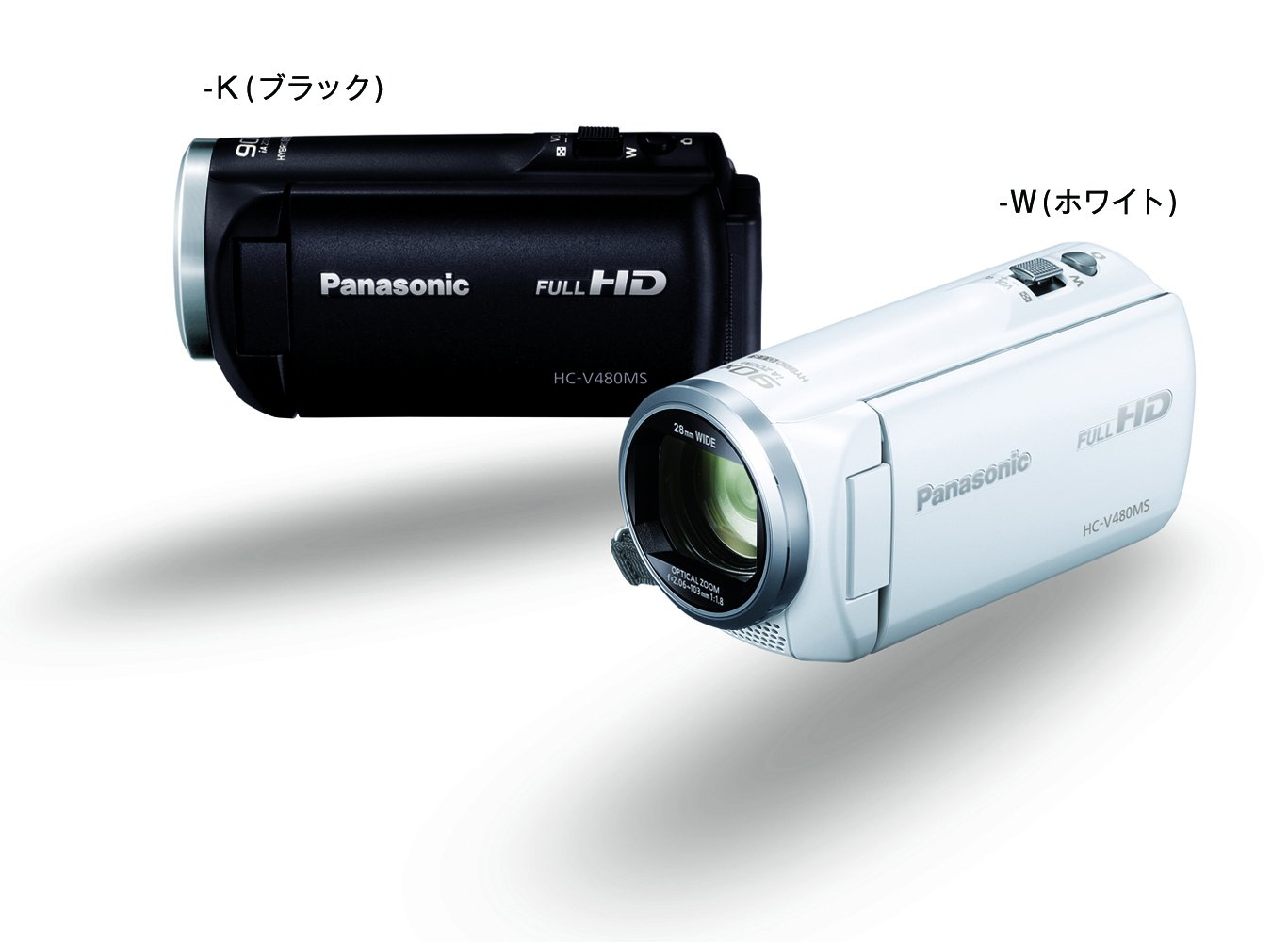 Amazon.co.jp: Panasonic HC-V480MS-K HD Camcorder, V480MS, 32GB