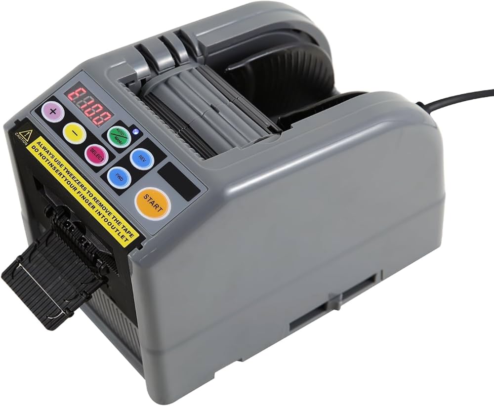 Amazon.co.jp: 電動テープカッター 自動テープカット 6-60mmテープ切断