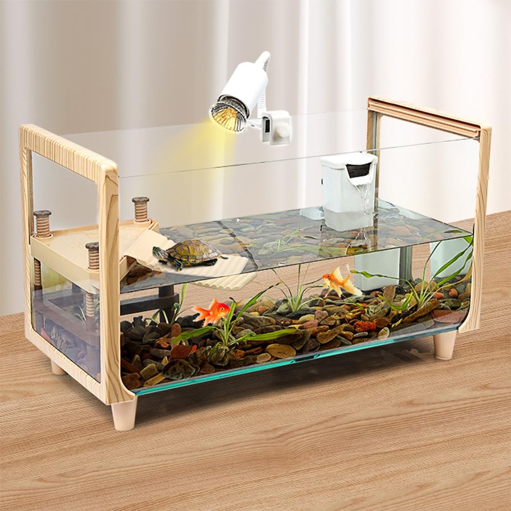 Amazon | 亀 水槽 大きい 透明 飼育箱 リクガメ ケージ 飼育ケース