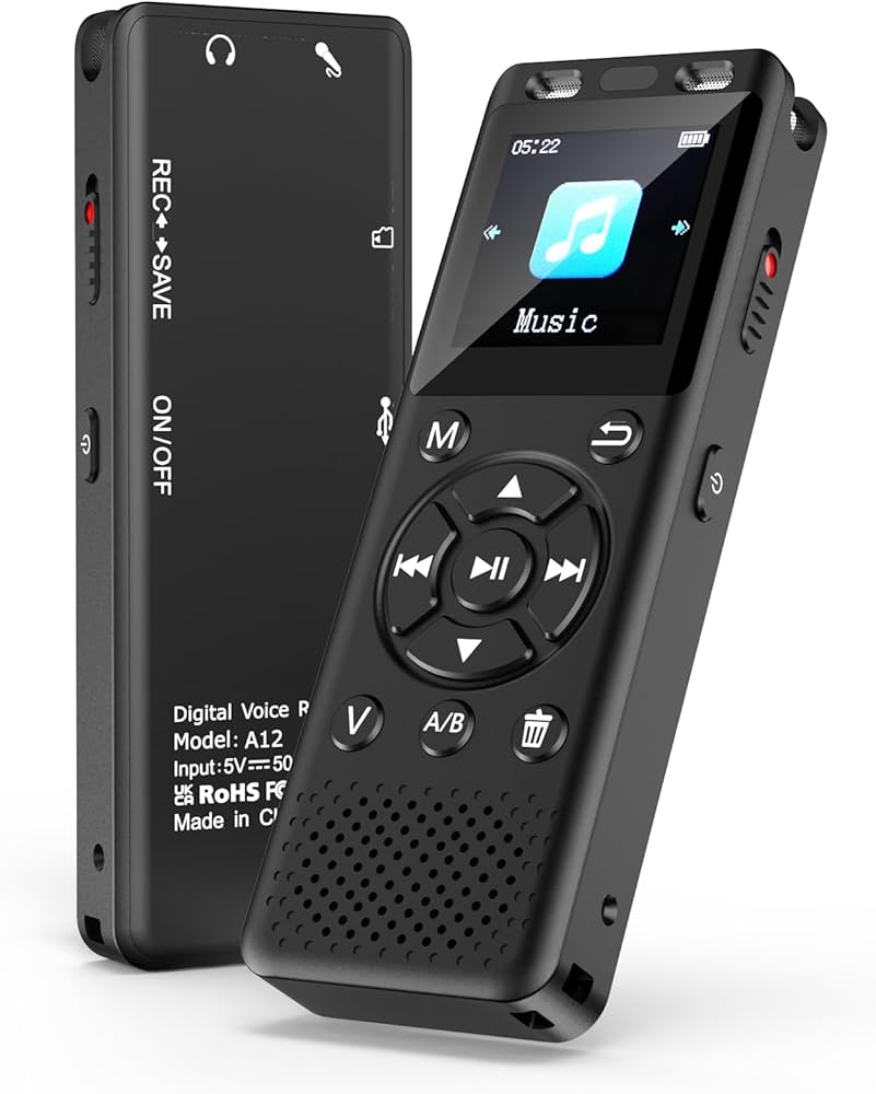 Amazon.co.jp: Fohil ボイスレコーダー 小型 24時間連続録音1536Kbps