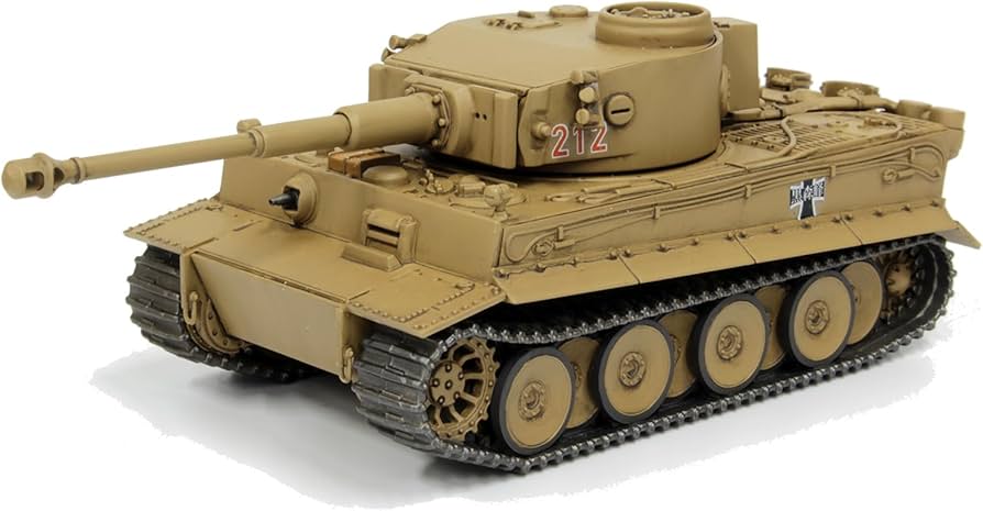 戦車模型完成品 1/35 ティーガー1後期型ヴィネット作品 全塗装済み完成
