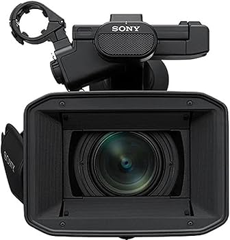 Sony 4K 3-CMOS 1/3-type Sensor XDCAM Filmadora profissional, preta
