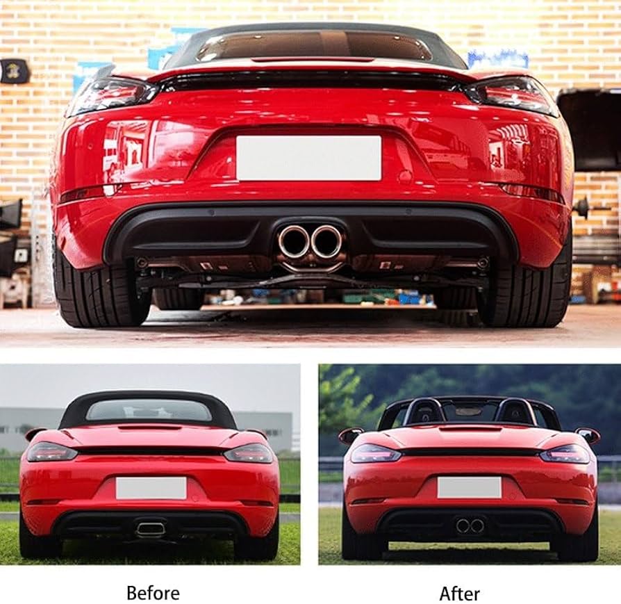 Amazon.co.jp: マフラーカッター 1 個ケイマン 718 981 987 ボクスター