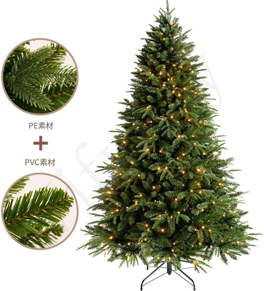Amazon.co.jp: Vifxucy クリスマスツリー 豪華な高濃密度PE製