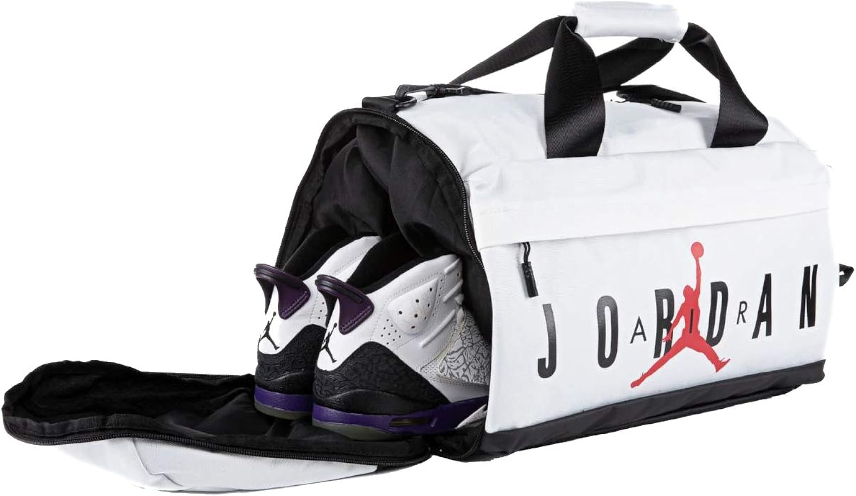 Amazon | Nike Air Jordan Velocity Duffle Bag (One Size, Gym Red