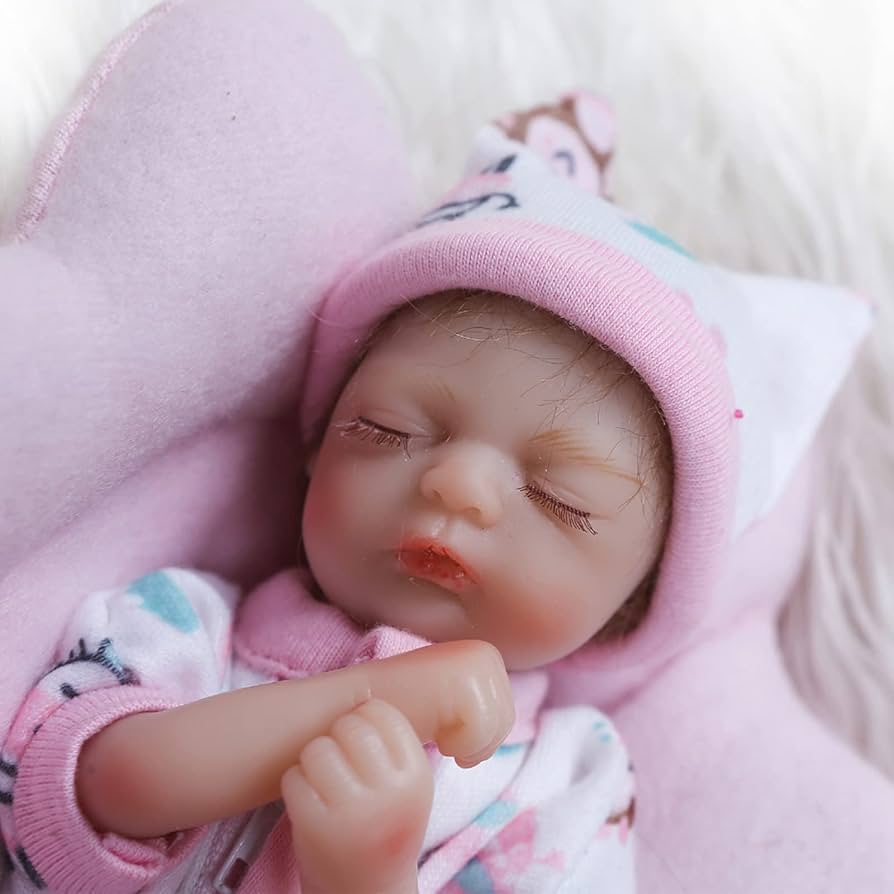 Amazon.co.jp: 8インチミニリボーン赤ちゃん人形 20cm フルシリコン