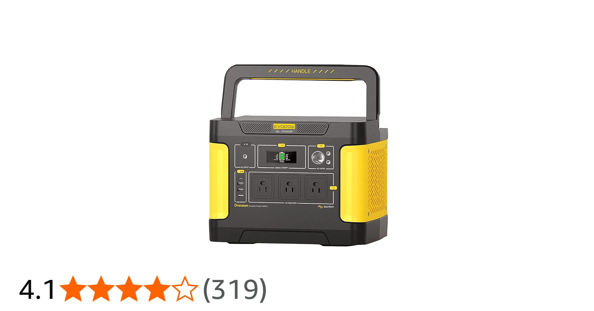 Amazon.co.jp: Evopow ポータブル電源 リン酸鉄 大容量 1024Wh 出力