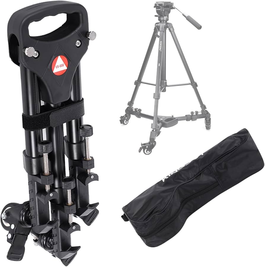 Amazon.com : VX-600 Foldable Tripod Dolly with 3 Locking Track