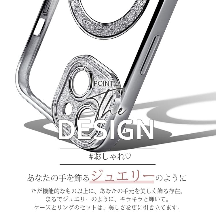 Amazon.co.jp: ZENIX DESIGN TECH iPhone17 用 ケース リング付き 背面