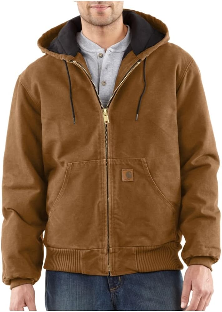 Amazon | Carhartt .J130.211.S010キルトフランネルの並ぶ砂岩